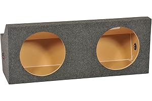 Q Power MUSTANG12 2005 Dual 12-Inch Custom Speaker Box for Ford Mustangs 2005-2014