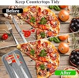 SwirlColor Gray Silicone Spoon Rest - Heat Resistant & Non-Slip Utensil Holder view 3
