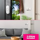 Byron Wireless Doorbell Set 2 Chimes 150 m 16 Melodies DBY-22317UK view 2