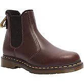 Dr. Martens, Unisex 2976 Chelsea Boot, Dark Brown Valor WP, 7 US Women/6 US Men