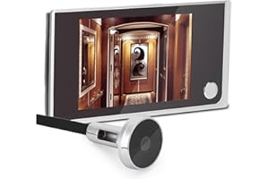 SONEW Peephole Door Viewer Digital Door Eye Viewer Camera 3.5 inch LCD HD Screen 120 Degrees Wide Angle View for Home Security System