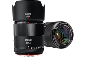 Meike 55mm f/1.4 E-Mount STM APS-C Auto Focus Portrait Lens for Sony E-Mount Cameras A5000 A5100 A6000 A6100 A6300 A6400 A650