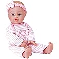 Adora Sweet Baby - 11” Soft & Cuddly Baby Doll, Realistic Features, Gentle Scent, Machine Washable, Lightweight & Easy to Hold | Adorable Playmate (Baby Girl)