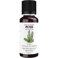 NOW Essential Oils, Balsam Fir Needle Oil, Woodsy Aromatherapy Scent, Steam Distilled, 100% Pure, Vegan, Child Resistant Cap,