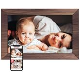 Frameo Digital Picture Frame, 10.1'' WiFi Electronic Photo Frame, Gift Idea | 32GB, 1280&times;800 IPS Touch Screen, Wall-Mountable, Auto-Rotate, Electric Picture Frame Slideshow, Share Videos, Gifts for Mom