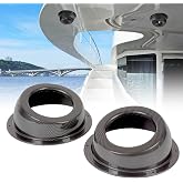 NEESPOC 6.5" Speaker Pods, Angled Surface House for UTV RV Boat Door Trunk | Mount Speaker Enclosures Boxes, Universal Painted Carbon Fiber Print, (2PCS Hole Cut)