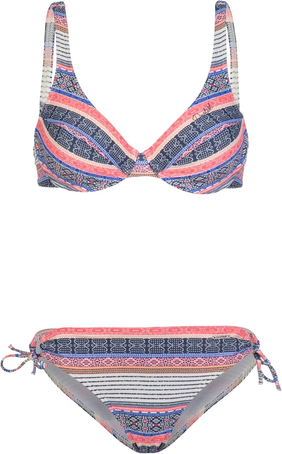 Bikini Protest Bulb Bcup – Due Strati Con Pizzo E Laccio Frontale – Senza PFC – Perfetto Per L'estate