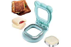 Sandwich Cutter Uncrustable Cookie Cutters Breakfast Sandwich Maker, Stainless Steel Sandwich Cutters Bread Maker Accessories