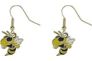 aminco NCAA womens NCAA Logo Dangler Earrings