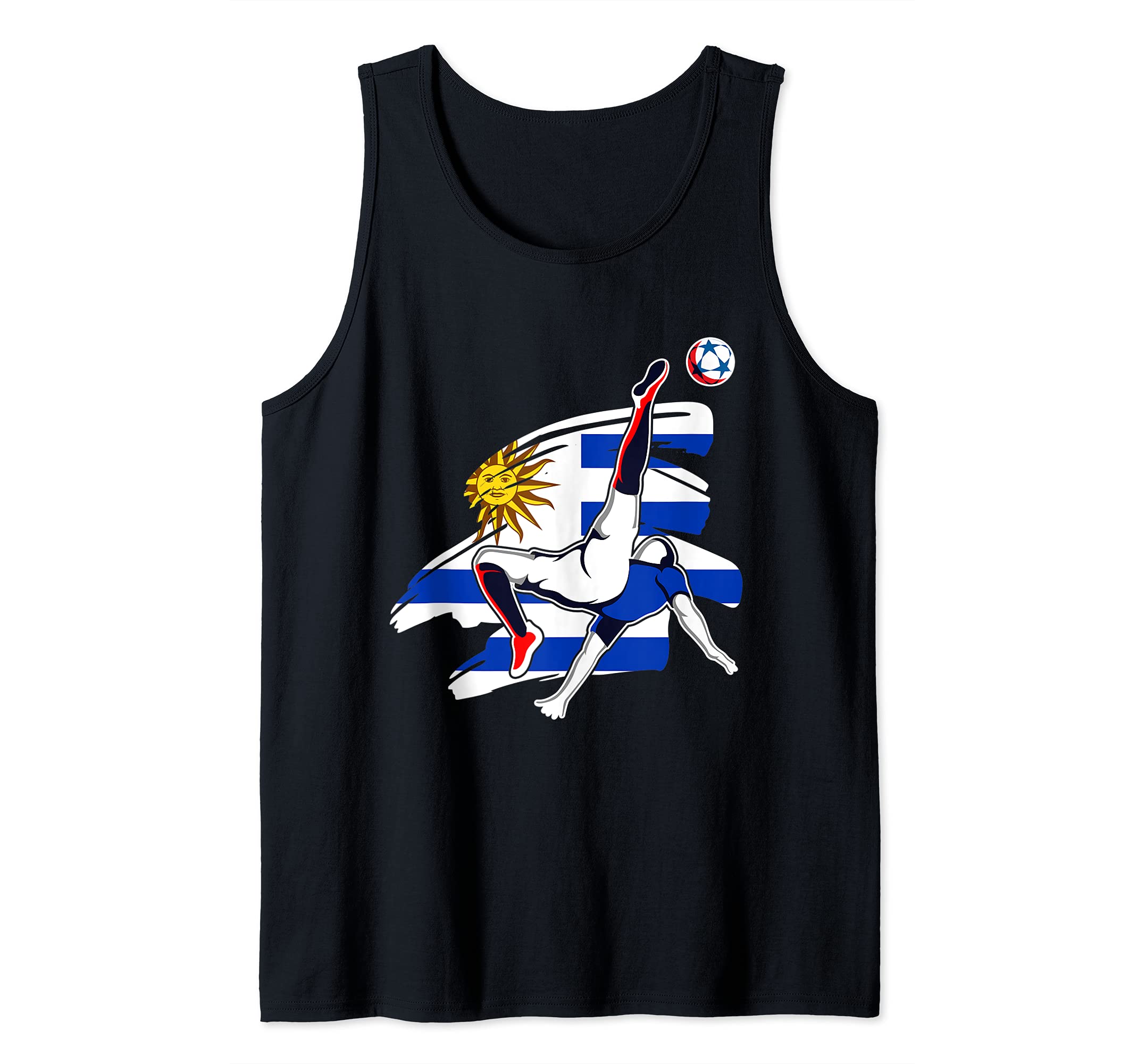 Proud Uruguay Soccer Fans Jersey - Uruguayan Football Lovers Tank Top