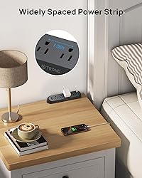 TROND Desk Clamp Power Strip USB C PD 20W- Surge