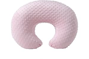 QUENESS BABY Nursing Pillow Cover, Breastfeeding Pillow Slipcover Snugly Fits for Nursing Pillow for Baby Boys and Girls, Premium Quality Microfiber, Ultra Soft Comfortable (Blushing Bride)
