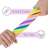 D.A.Y. Republic 6 Pcs Elastic Fidget Noodles 25cm Stretchy Stress Relief Toy view 4