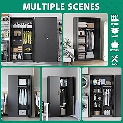 Letaya Metal Storage Cabinets Locker with Lock