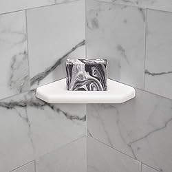 Questech Decor 5" Soap Dish, Corner Shelf for