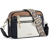 Telena Small Crossbody Bags For Women Vegan Leather Crossbody Purse With Adjustable Wide Strap For Daily Life