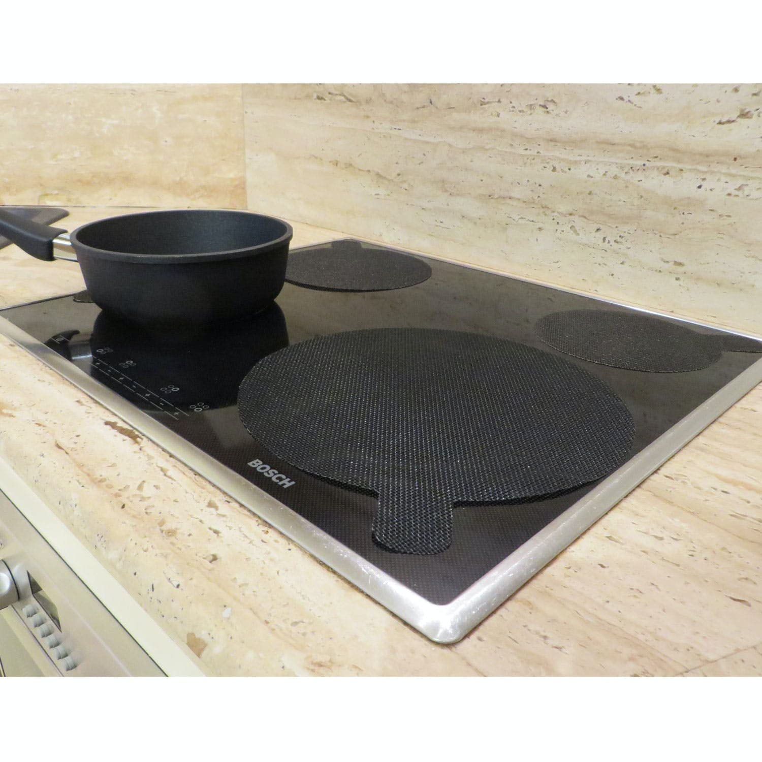 NoStik Induction Hob Protector Mats/Liner - Set of 4