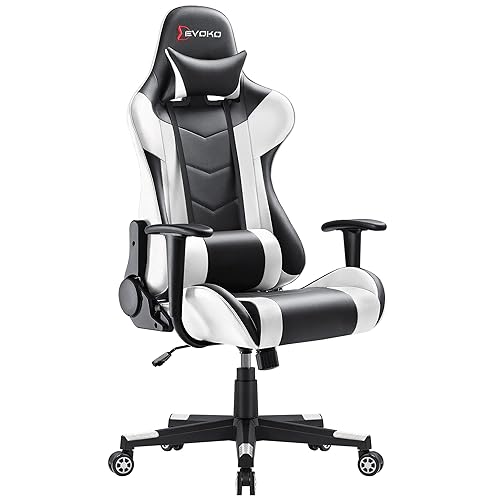 Devoko Ergonomic Gaming Chair Racing Style Adjustable Height High