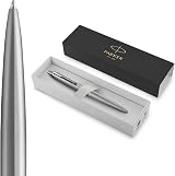 Parker Jotter XL Ballpoint Pen Monochrome Stainless Medium Blue Ink Gift Box