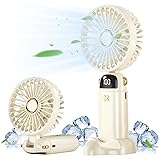 Portable Fan, Mini Handheld Personal Fan 4000mAh
