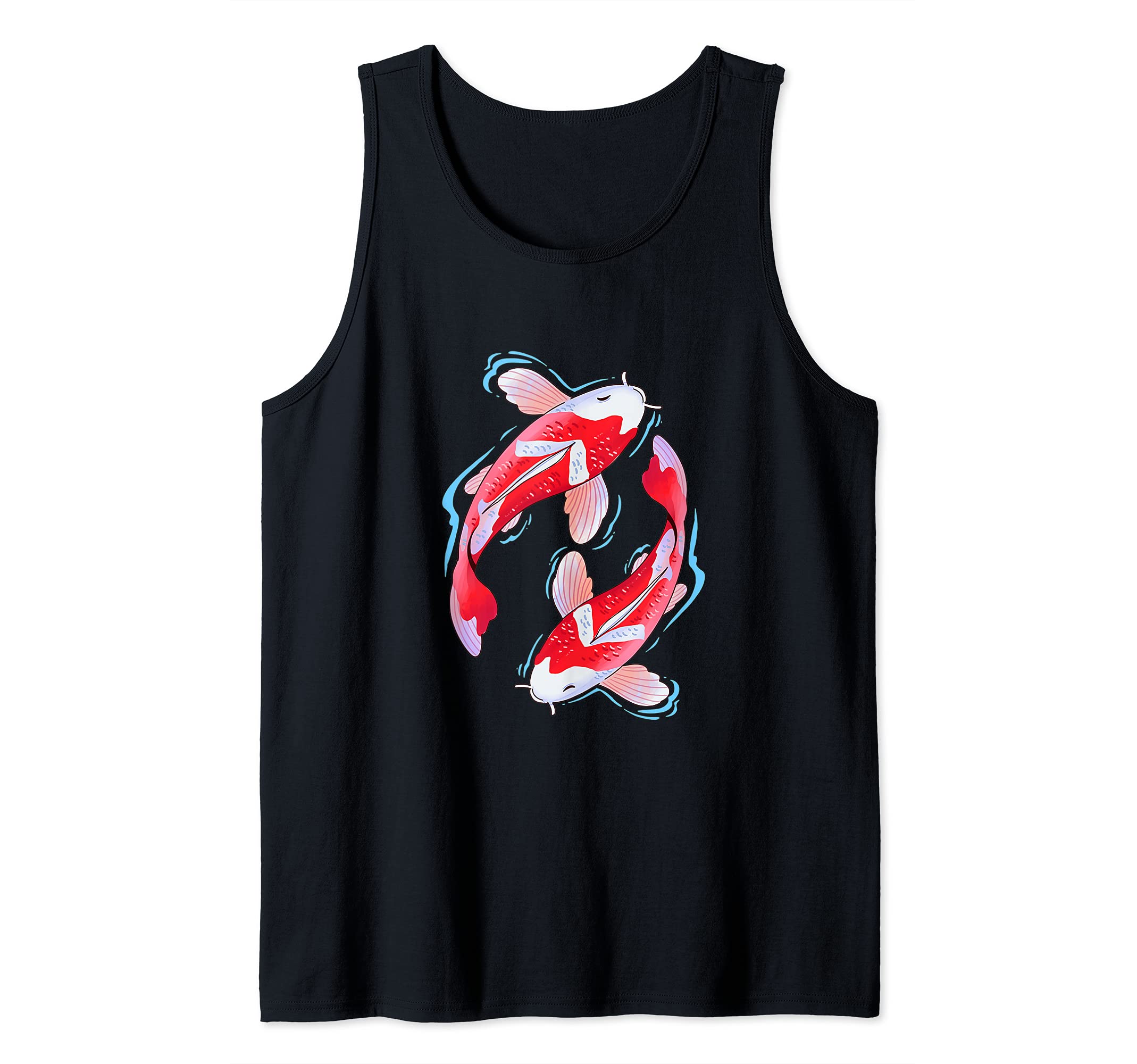 Japanese Koi Carp In Koi Pond Tank Top