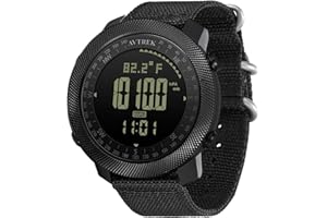 NORTH EDGE AVTREK Mens Outdoor Sport Tactical Survival Watches Hiking Digital Wrist Watch Smart Swimming Military Army Altimeter Barometer Compass Watches