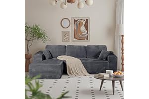 IDEA HOME 105.5-Inch Multi-Functional Sofa, Sleeper Sofa Couch, Cloud Sofa, Cloud-Like Comfort, Portable Compression Design,C