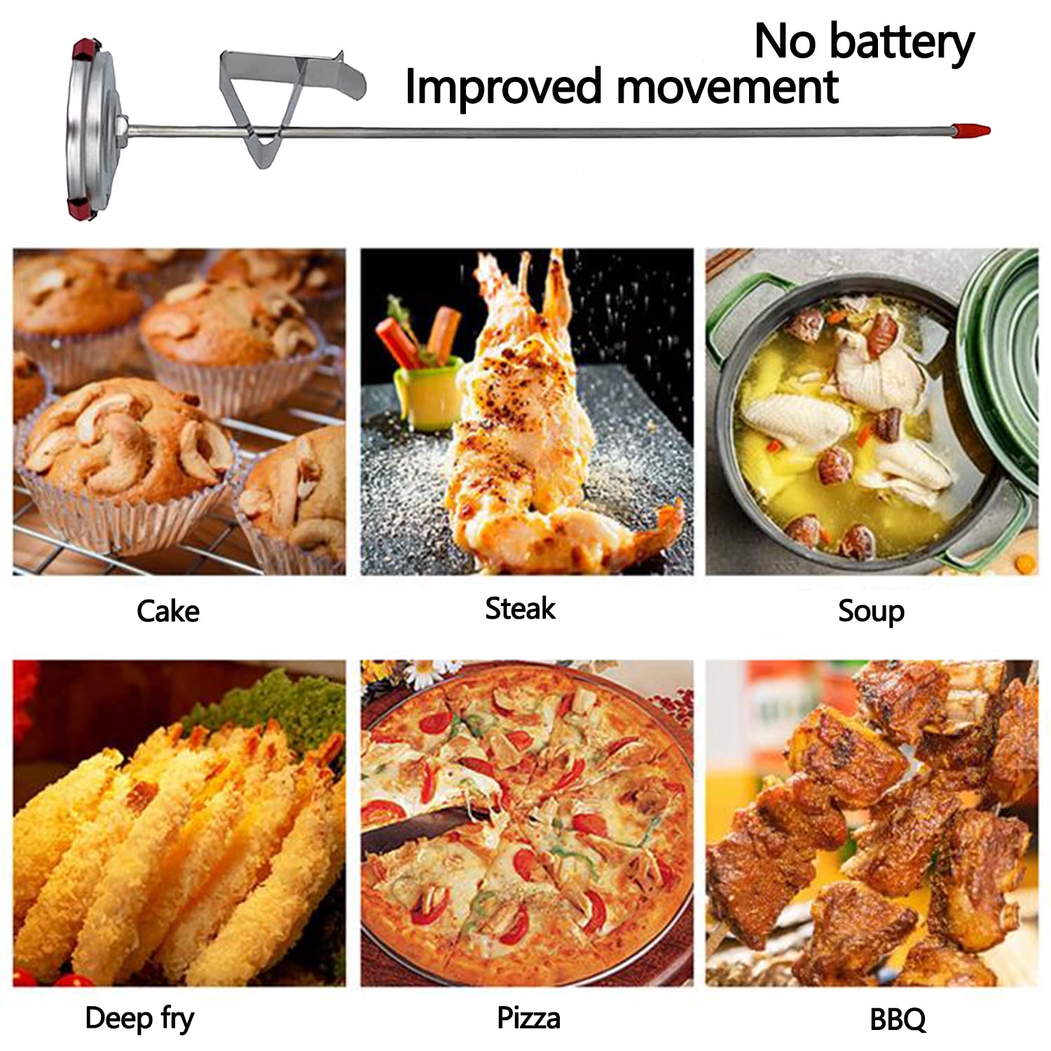 Meat Candy Deep Fry Thermometer - Water Proof 2