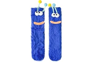 TFTSR Crazy Funny Fuzzy Silly Socks for Kids Women,Girls Fluffy Slipper Novelty Fun Socks,Boy Men Cute Cozy Soft Animal Socks