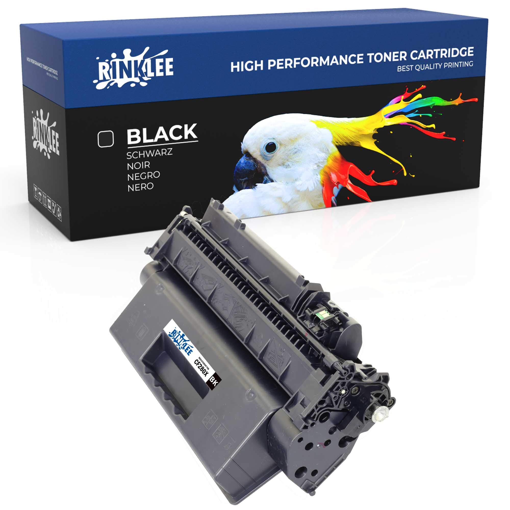 RINKLEE CF280X 80X Toner Cartridge Compatible with HP Laserjet Pro 400 M401A M401D M401DN M401DNE M401DW M401N MFP M425DN MFP M425DW | High Yield 6900 Pages | Black