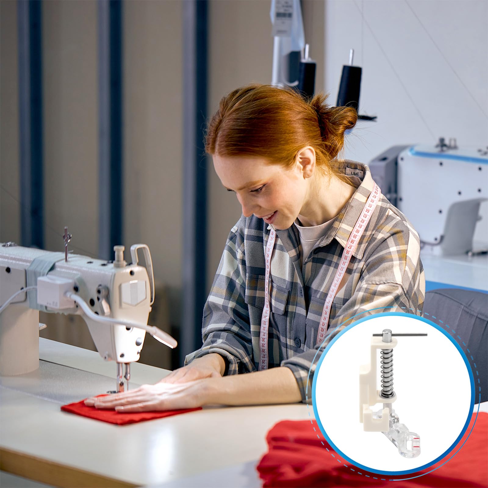 Free-Motion Darning Quilting Embroidery Presser Foot for Singer, Brother, Janome, Juki, Babylock, Elna, Kenmore, White, Necchi, Simplicity, Euro-Pro, New Home, and More Sewing Machines