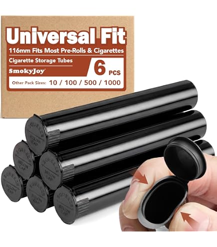 cigarette storage tube Amazon.com: MOCO 10 Pieces Cigarette Storage Tubes, Airtight Smell Proof  Odor Sealing Pre-Roll Tubes, Plastic Cigarette Travel Containers, 5.30inch  135mm Fits King Size : Health & Household