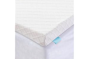 RECCI 2 Inch Mattress Topper Queen, Pressure-Relieving Memory Foam Mattress Topper for Back Pain, Foam Mattress Topper with Removable & Washable Cover, CertiPUR-US Certified, Queen Size