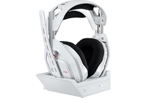Logitech G Astro A50 Omni-Platform Wireless Gaming Headset + Base Station for PS5, Xbox, PC: PLAYSYNC Audio Switcher, <16 bit