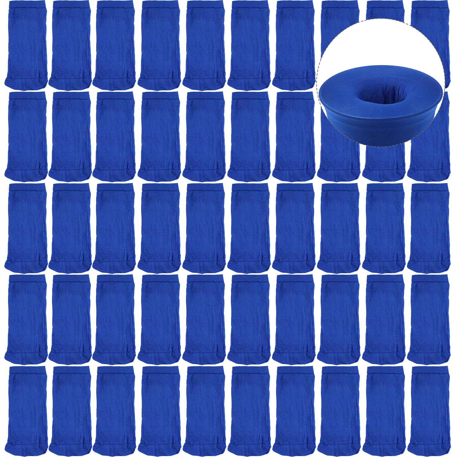 SAVITA 50pcs Pool Skimmer Filter Socks，Blue Pool Socks for Skimmer Basket Inground and Above Ground，Filter Saver Pool Socks for Swimming Pool Leaves Impurities Fine Sand Debris And Other Sundries