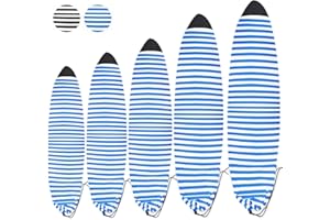 UCEDER Surfboard Sock Cover,Lightweight Stretch Board Bag for Sun Protection,Foldable Surfboard Sock Sleeve Perfect for Travel and Transportation