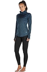 icyzone Women's Workout Yoga Track Jacket 1/2 Zip
