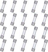 HUAREW F5AL250V 5A 20 Pcs Fast-Blow Glass Fuse 5x20mm 250V Pack of 20