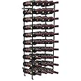 Sorbus Wine Rack Freestanding Floor - Wine Bottle Holder Holds 40 Bottles of Wine - 40 Bottle Capacity Wine Storage for Any Bar, Wine Cellar, Kitchen, Dining Room
