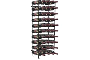 Sorbus Wine Rack Free Standing Floor Stand - Racks Hold 40 Bottles of Your Favorite Wine - Large Capacity Elegant Wine Storag