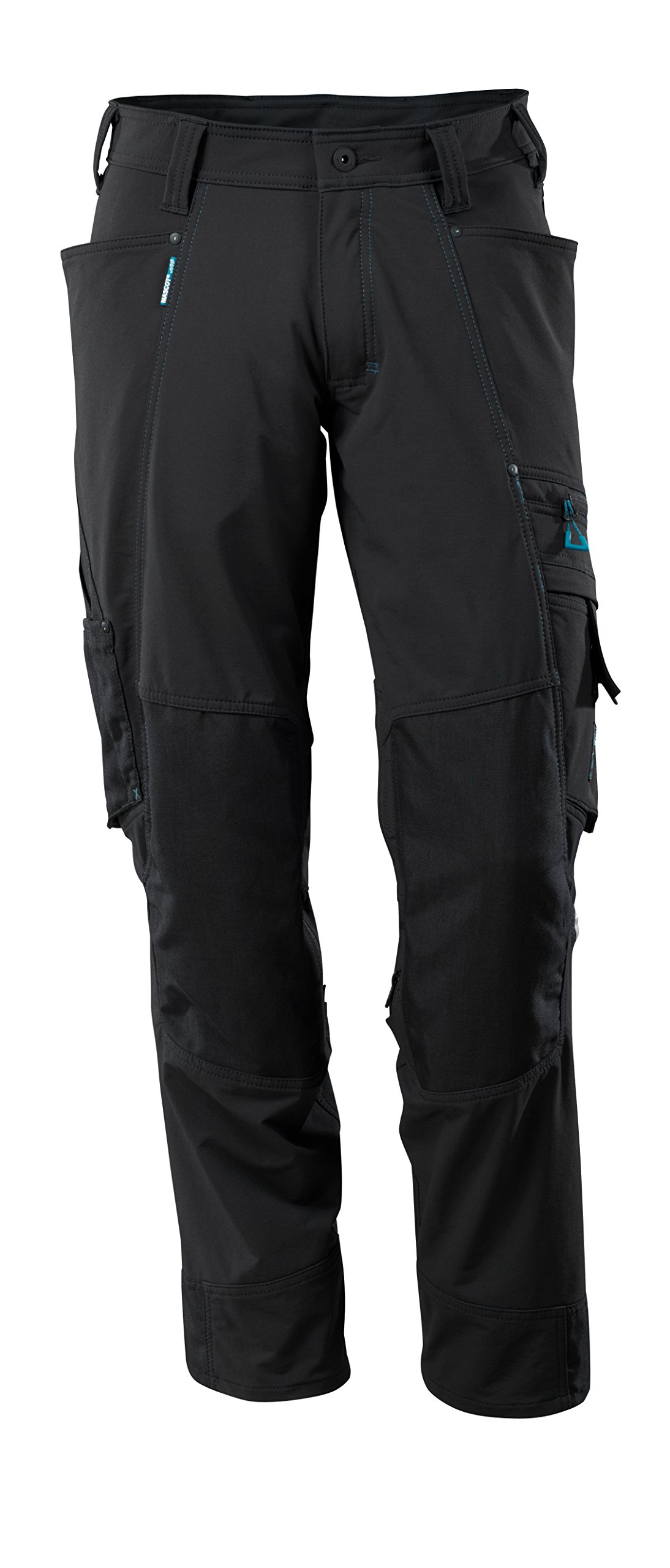 Mascot 17179-311-09-76C50 Trousers with Kneepad Pockets, Black, 76C50