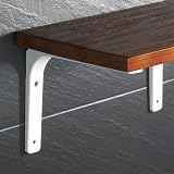 SAYAYO EJR200W-4P Shelf Bracket Corner 200x150mm White 4 Pieces view 3