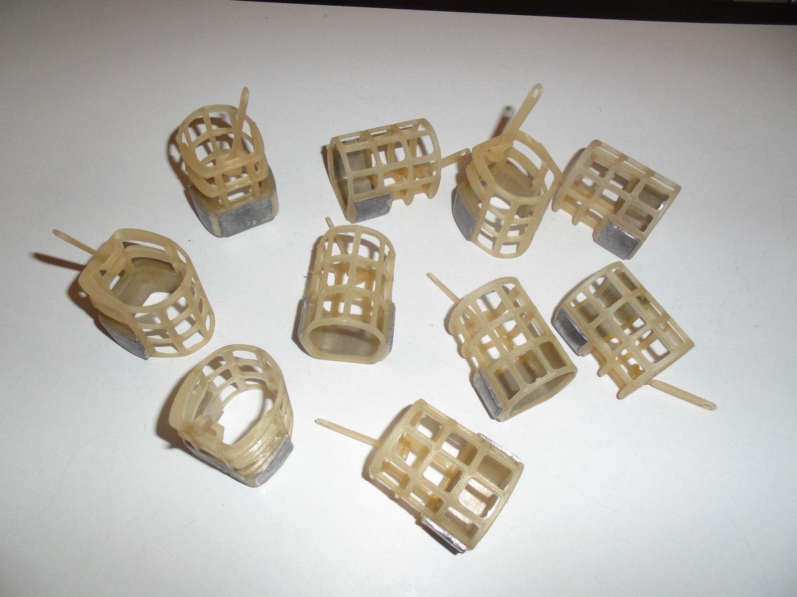 10 x Open ended Cage Swim Feeders - 30g. Carp/coarse fishing