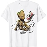 Marvel Guardians of The Galaxy Vol. 2 Groot Tape Portrait T-Shirt