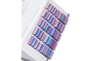 CICPAP Laminated Bible Tabs for Women & Men - Large Print Tabs for Study Bibles, Boho Theme for Easy Navigation and Quick Reference - Easy-to-Read and Apply Tabs for All Ages-Dreamy Gradient