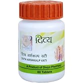 Divya Ayurvedic Arshkalp Vati for Piles - 80 Tab IU