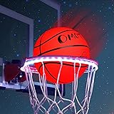 OMOTIYA LED Light Up Basketball – Size 7 Glowing Basketball with Pump Batteries, Glow in The Dark Basketball, Official Size N