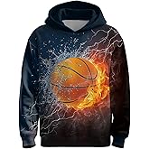 Batantec Boys Girls 3D Graphic Hoodie Pullover, Novelty Unisex Hooded Sweatshirt, Casual Long Sleeve Hoodies for Kids Teen