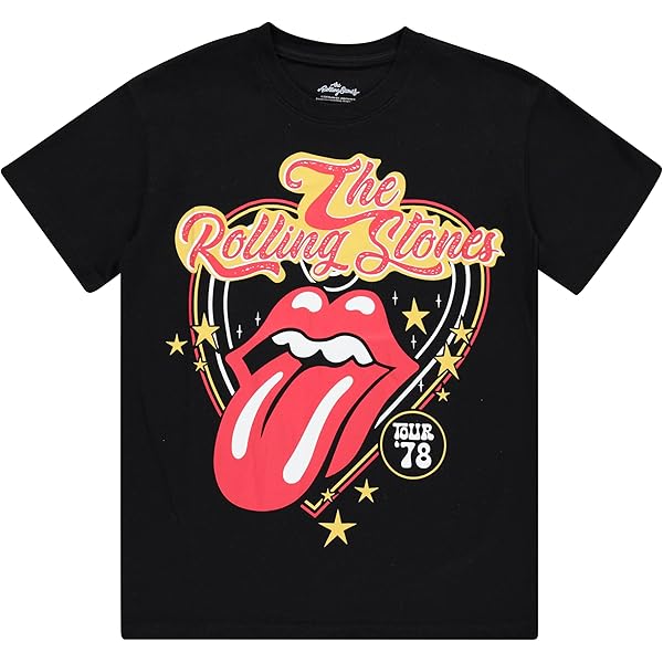 T-shirt imprimé 'Rolling Stones' - NOIR - Homme - 5.20€ - Kiabi