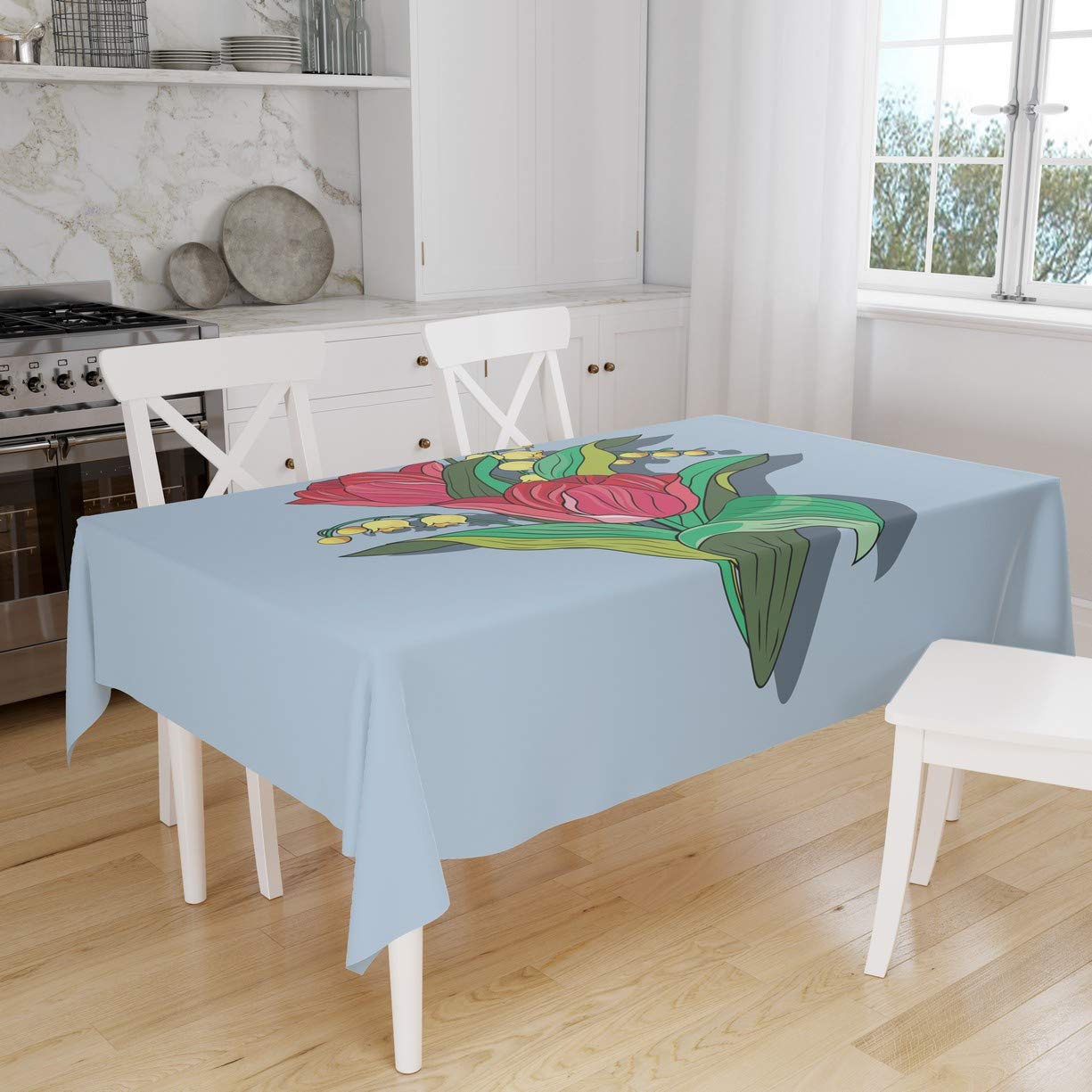 Bonamaison Kitchen Decoration, Tablecloth, 140cm x 160cm - Designed and Manufactured in Turkey — image 1